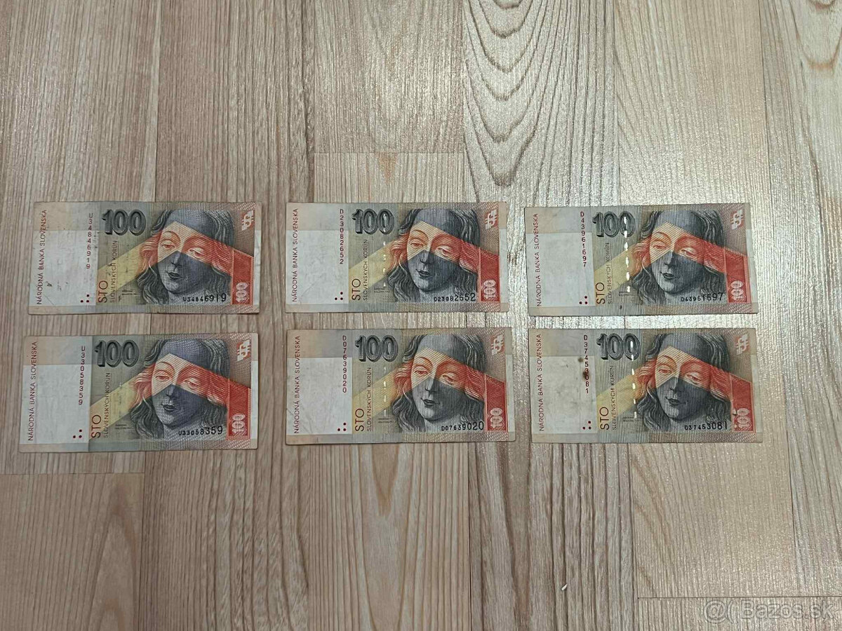 Slovenské bankovky 100SK