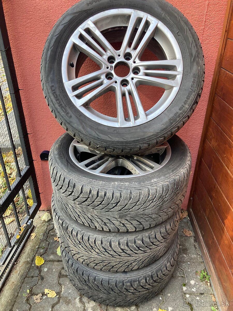 Disky + zimne  pneumatiky 245/50 R18 BMW X3/X4