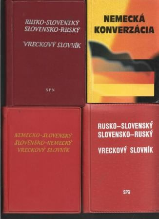 Jazykové učebnice a slovníky po 1 €