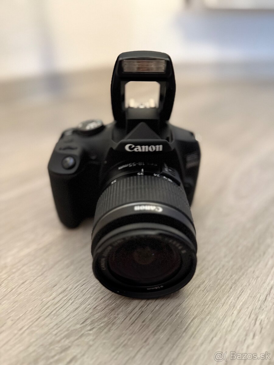 Canon EOS 2000D + príslušenstvo – výborný stav, do 1000 zábe