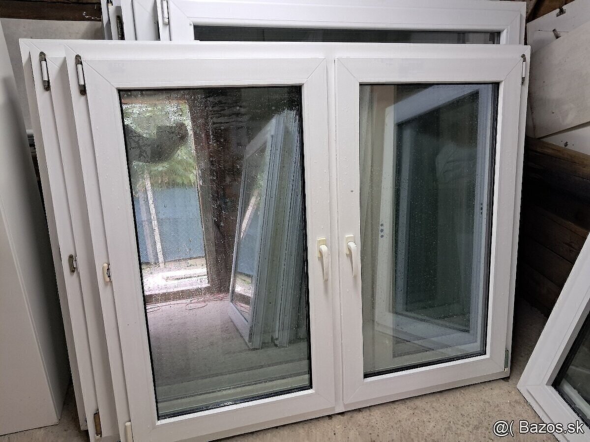 Predám plastove okna 140 cm dlhý 150 cm vysoký