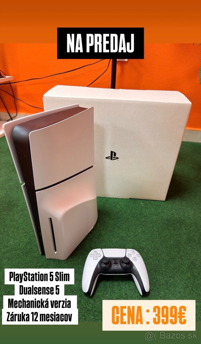 PlayStation 5 Slim + Mechanika - Záruka
