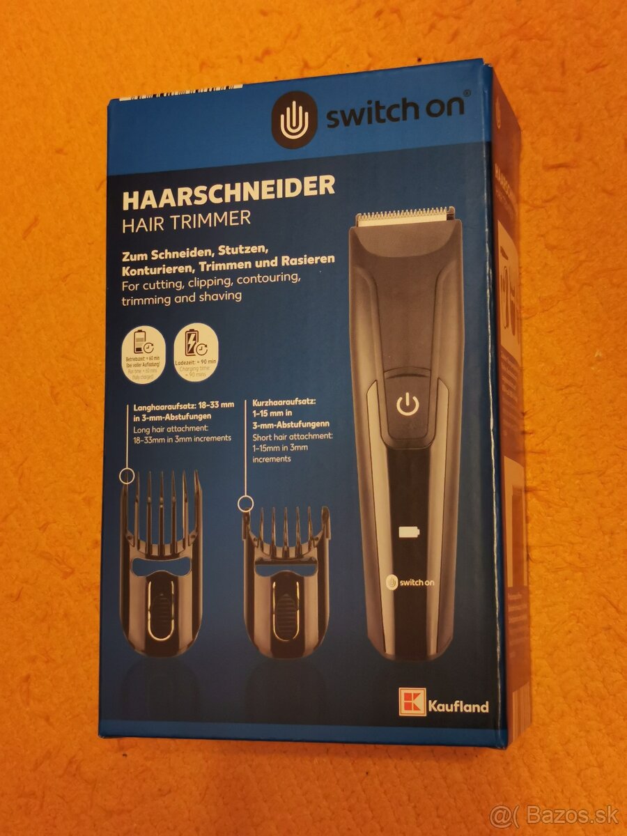 Nabíjateľný strihač vlasov