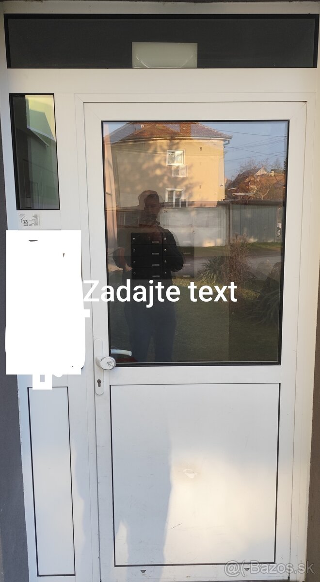 Hliníkové dvere
