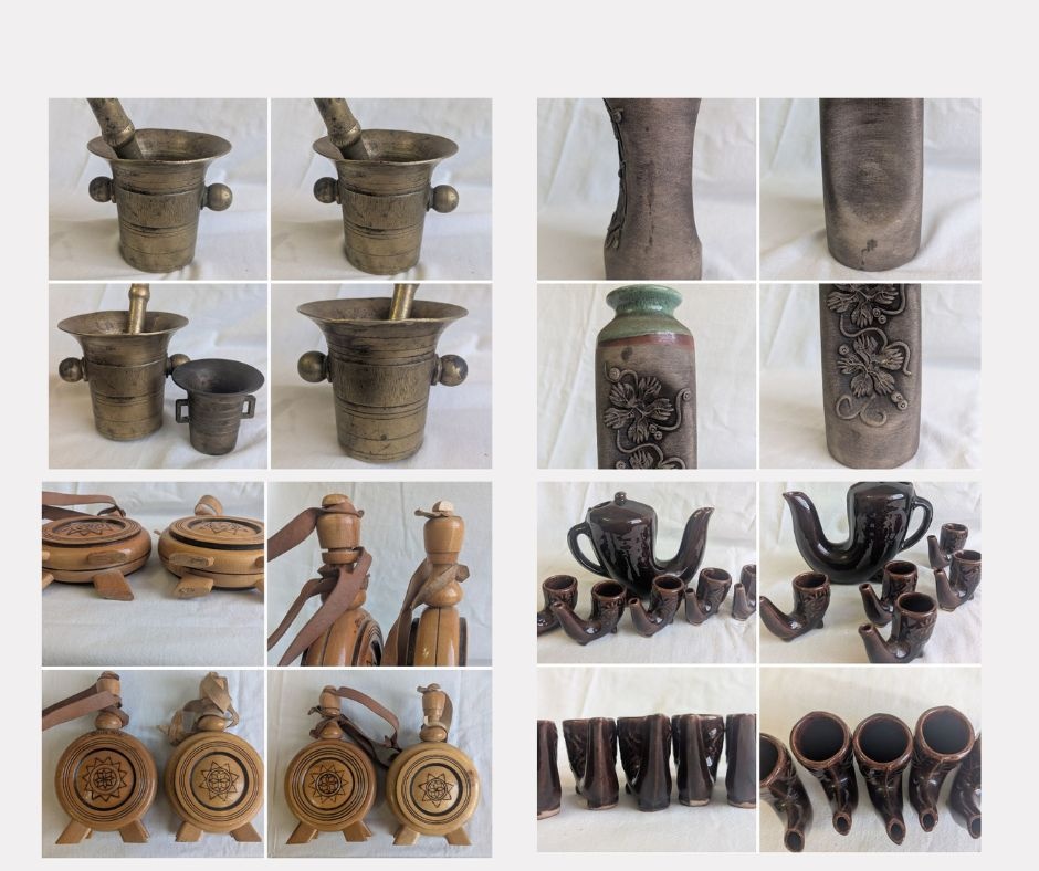 Predám 2 mosadzné mažiare