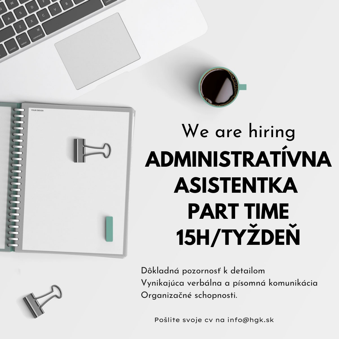 Part‐time administratívna asistentka pre kaderníctvo