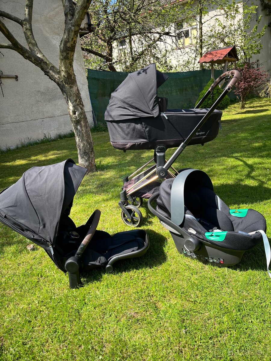 kočík CYBEX PLATINUM PRIAM s podvozkom ROSEGOLD.