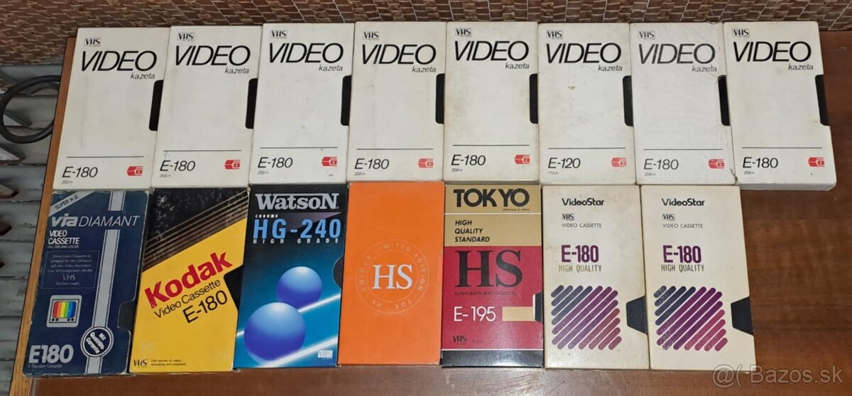 Predam alebo skor darujem MIX VHS kaziet