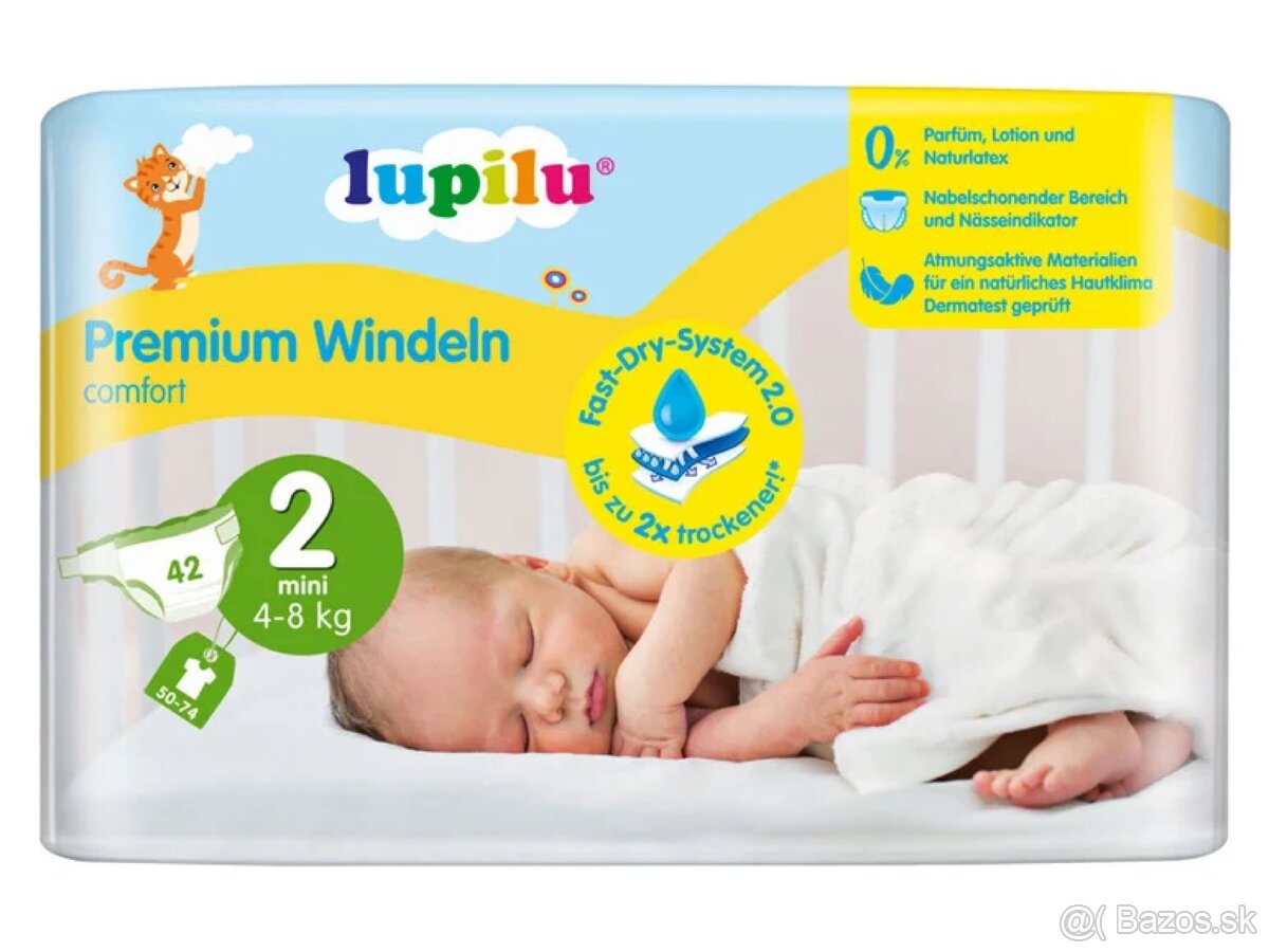 lupilu plienky 2 mini 4-8kg
