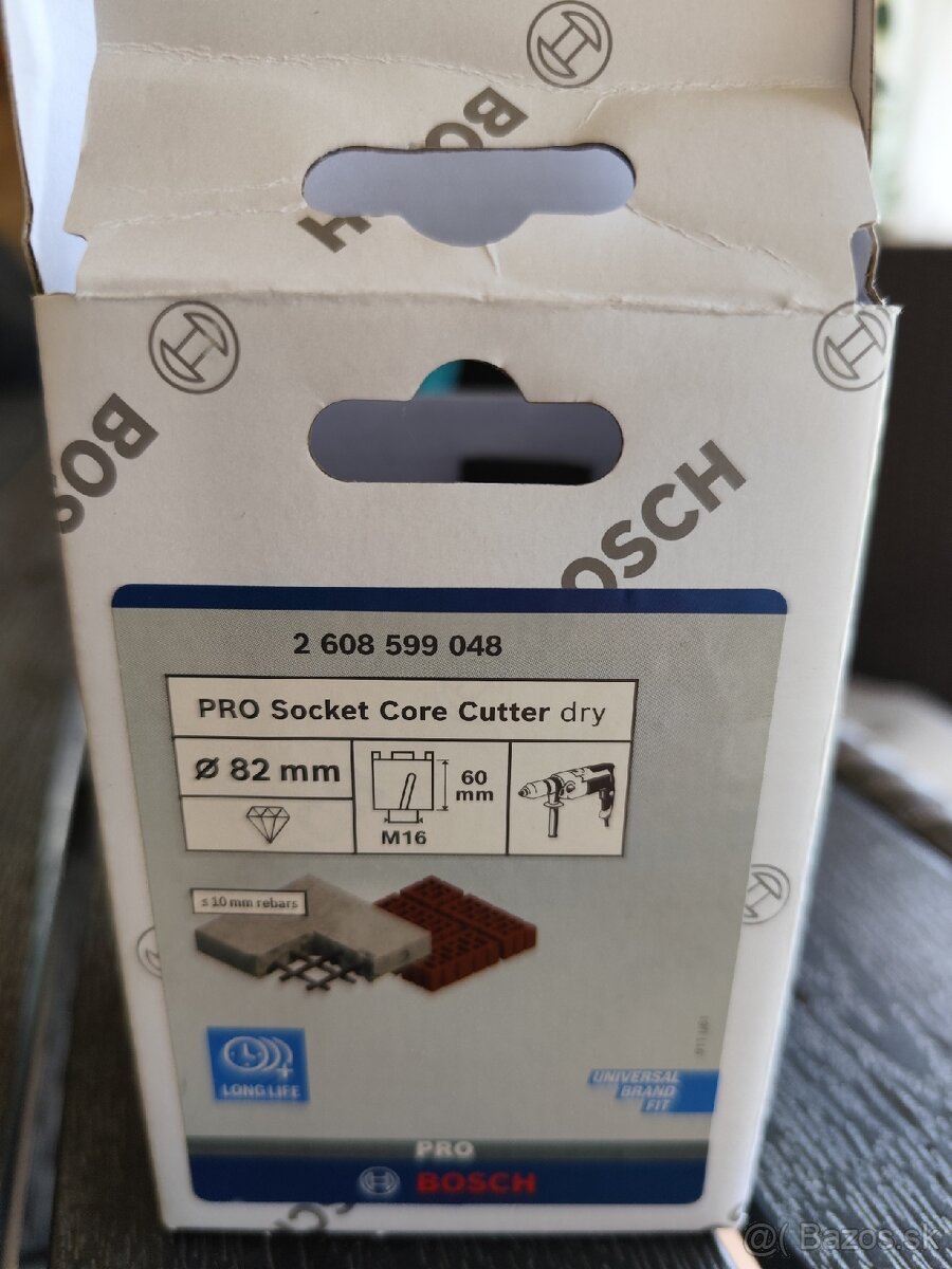 BOSCH Diamantová vŕtacia korunka na zásuvky 82 mm