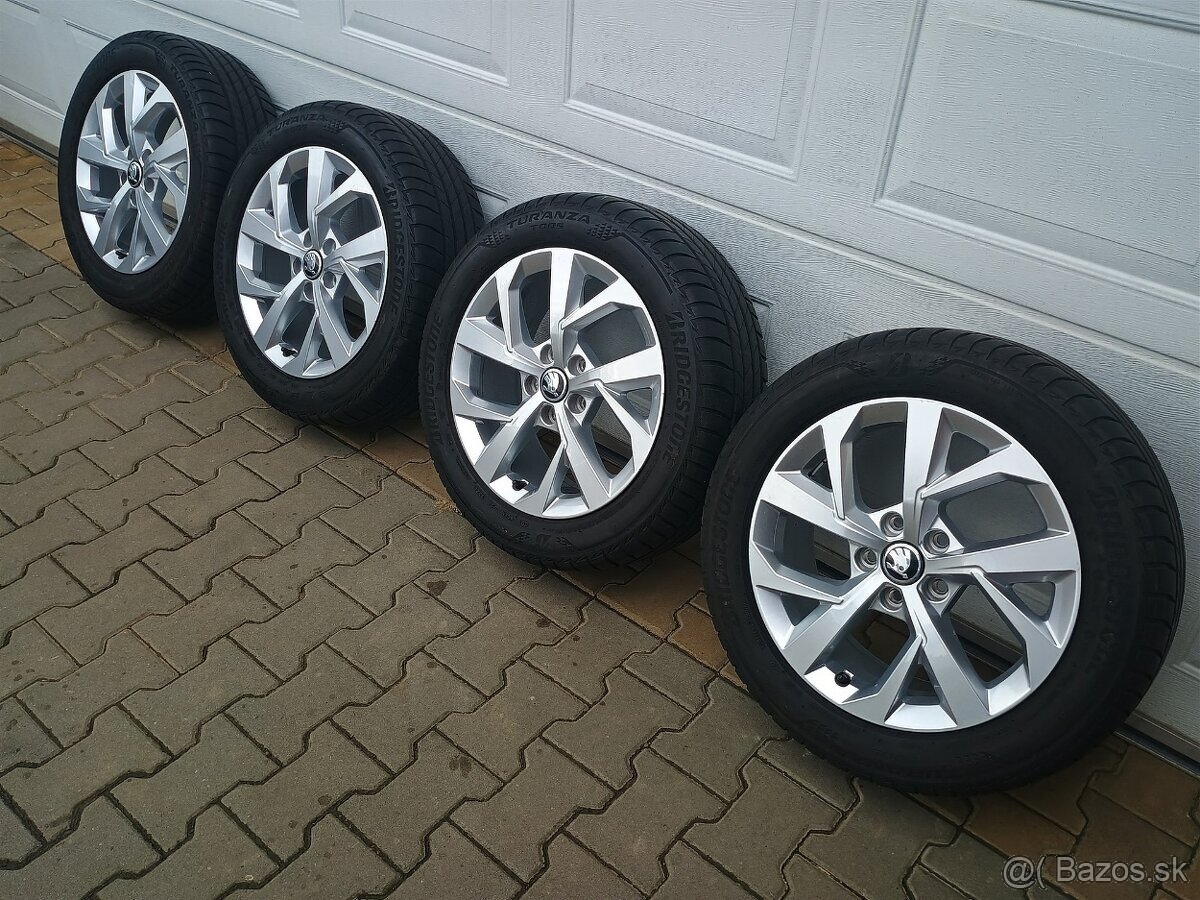 Orig. sada Audi, VW, Škoda, Seat 5x112 R17 + pneu 215/55 R17