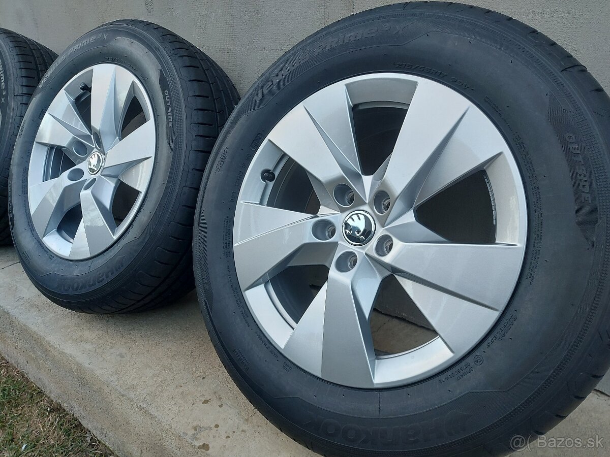 7JX17 5x112 ET40 - NOVÉ disky orig. ŠKODA KODIAQ II