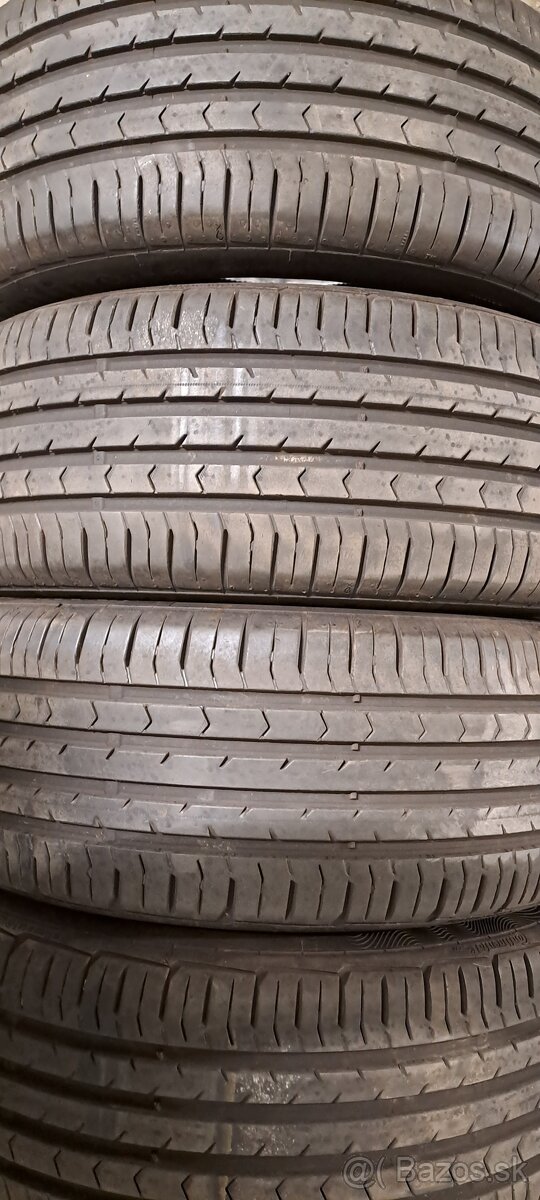 Predám 4ks pekné letné 195/55r15-85H Continental