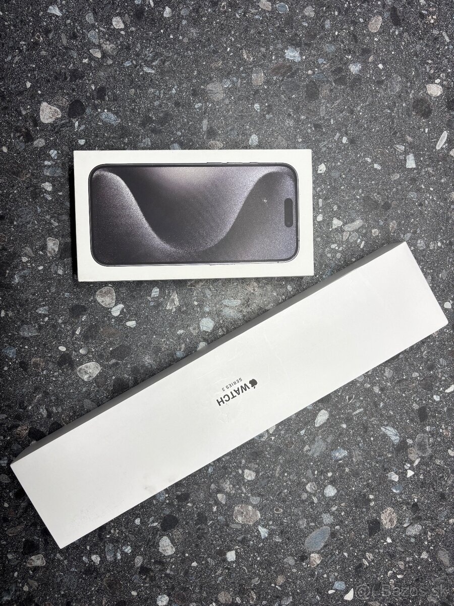 iPhone 15 Pro 128GB + Apple Watch Series 3