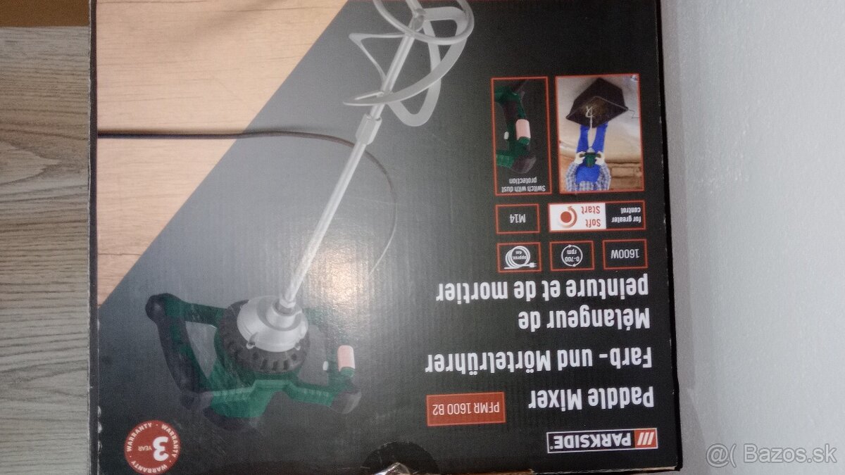 Parkside miešač farieb a malty PFMR 1600 B2