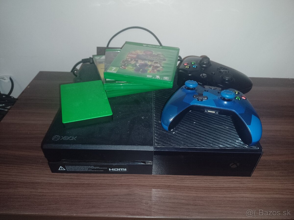 Predám Xbox one 1TB+ 2TB HDD