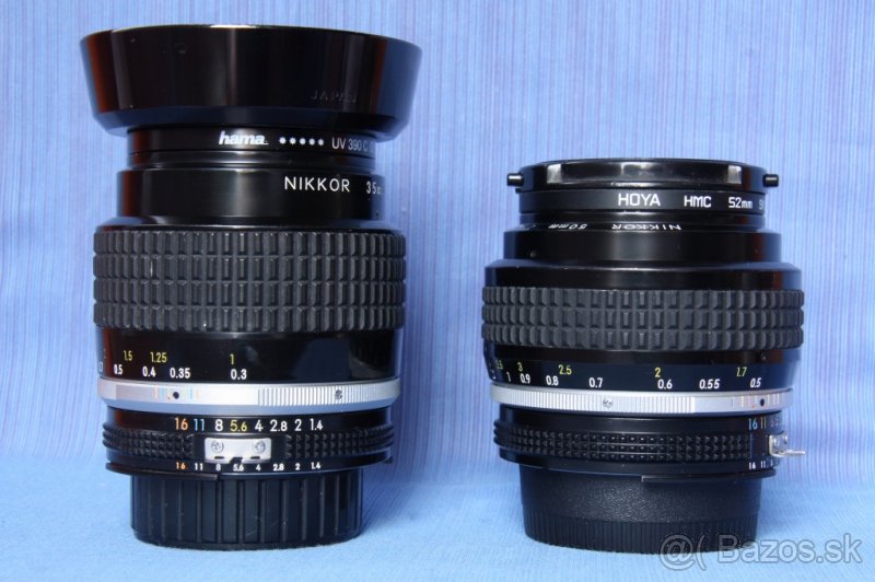 NIKON NIKKOR 50/1,2 & 35/1.4