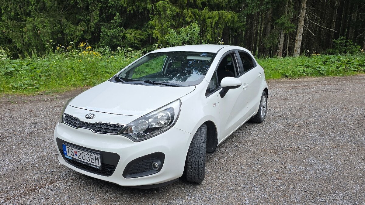 KIA RIO 1.2 62.5 kW, 2015, 85 055 km, biela – vo výbornom st