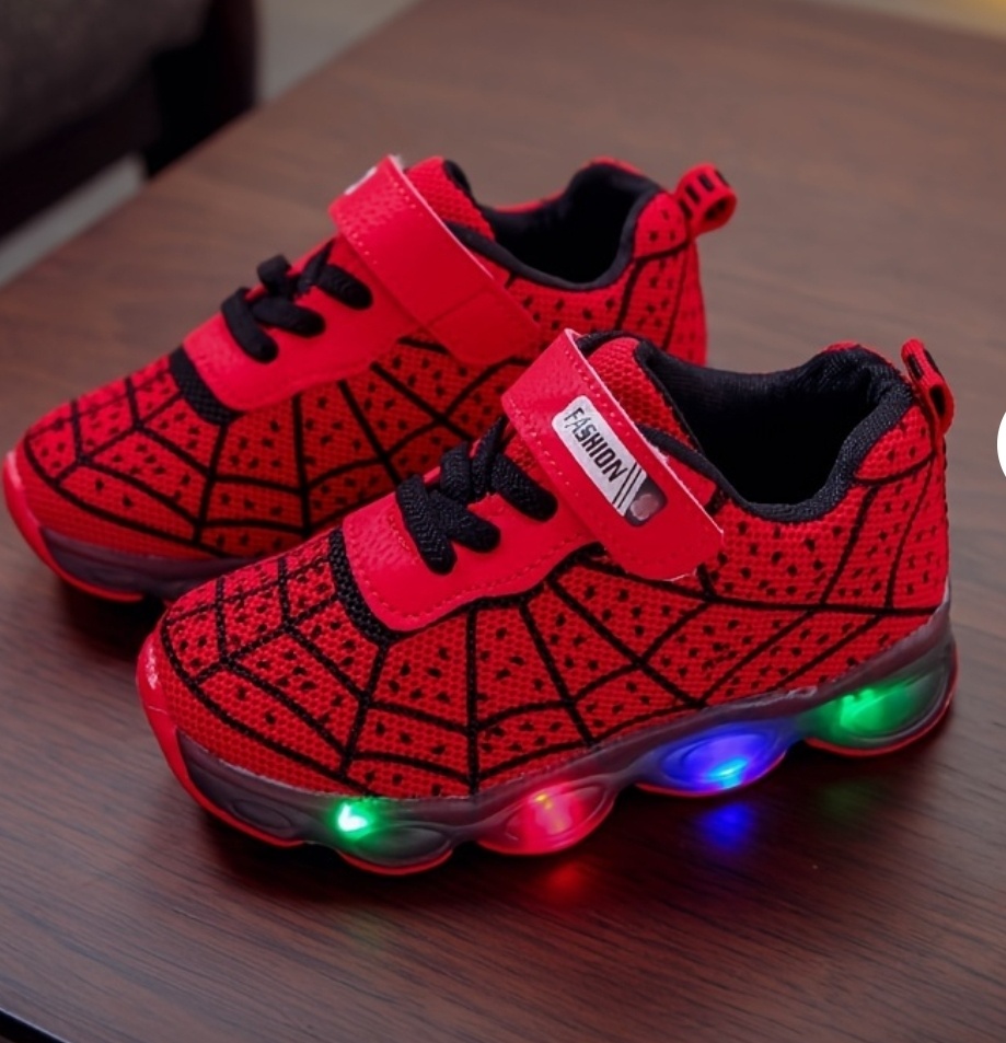 Detské LED tenisky Spiderman