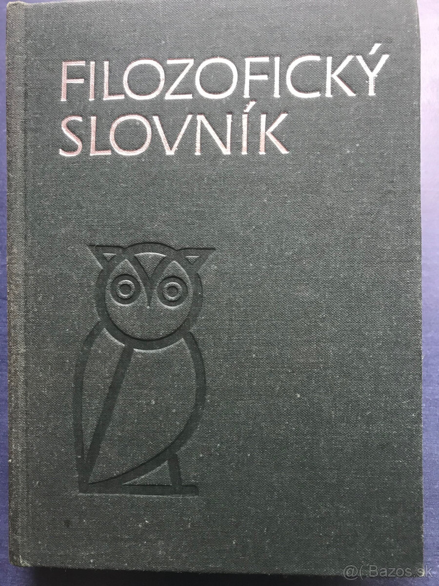 Filozofický slovník-autor M.M.ROZENTAL