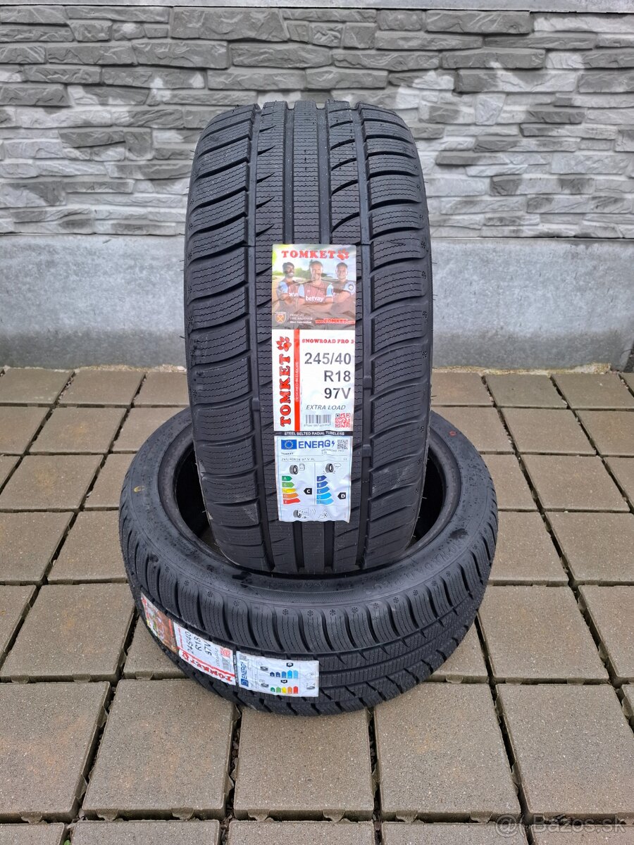 245/40 R18 ÚPLNÉ NOVÉ ZIMNÉ PNEUMATIKY