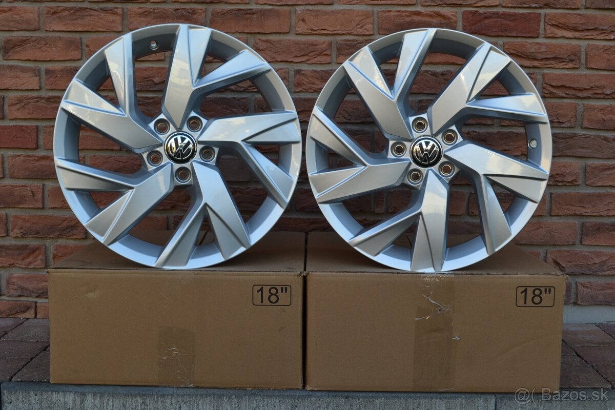 5x112 R18 Hlinikove disky Original Vw Tiguan Model Frankfurt