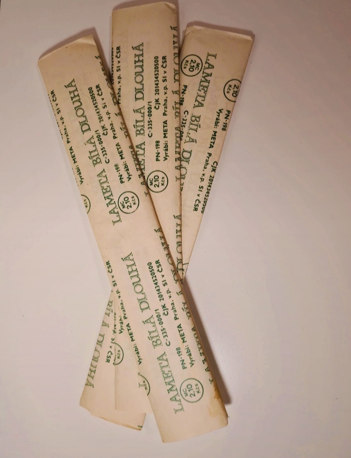 Retro lametty / pozlátka, ozdoba na stromček