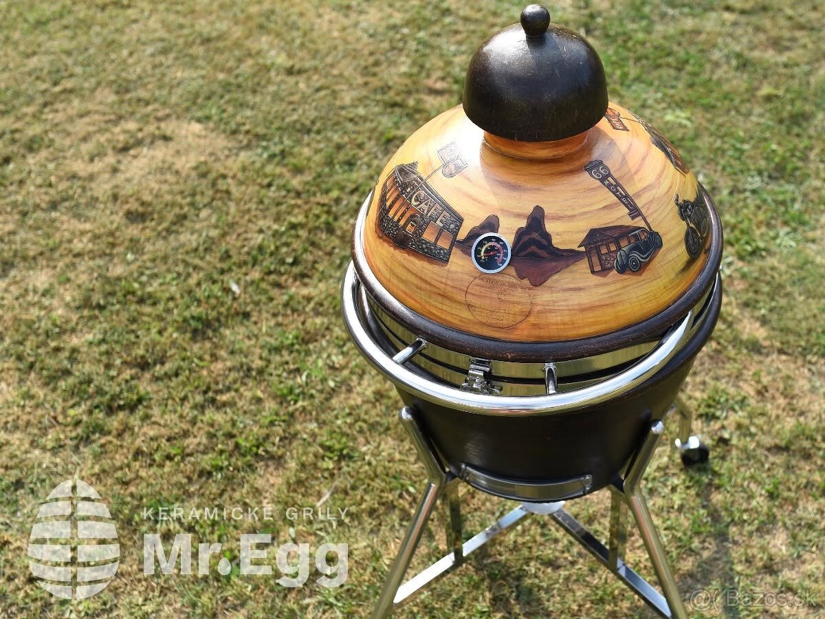 NOVÝ - Keramický grill Mr. Egg - Route 66 - 18" a 20"