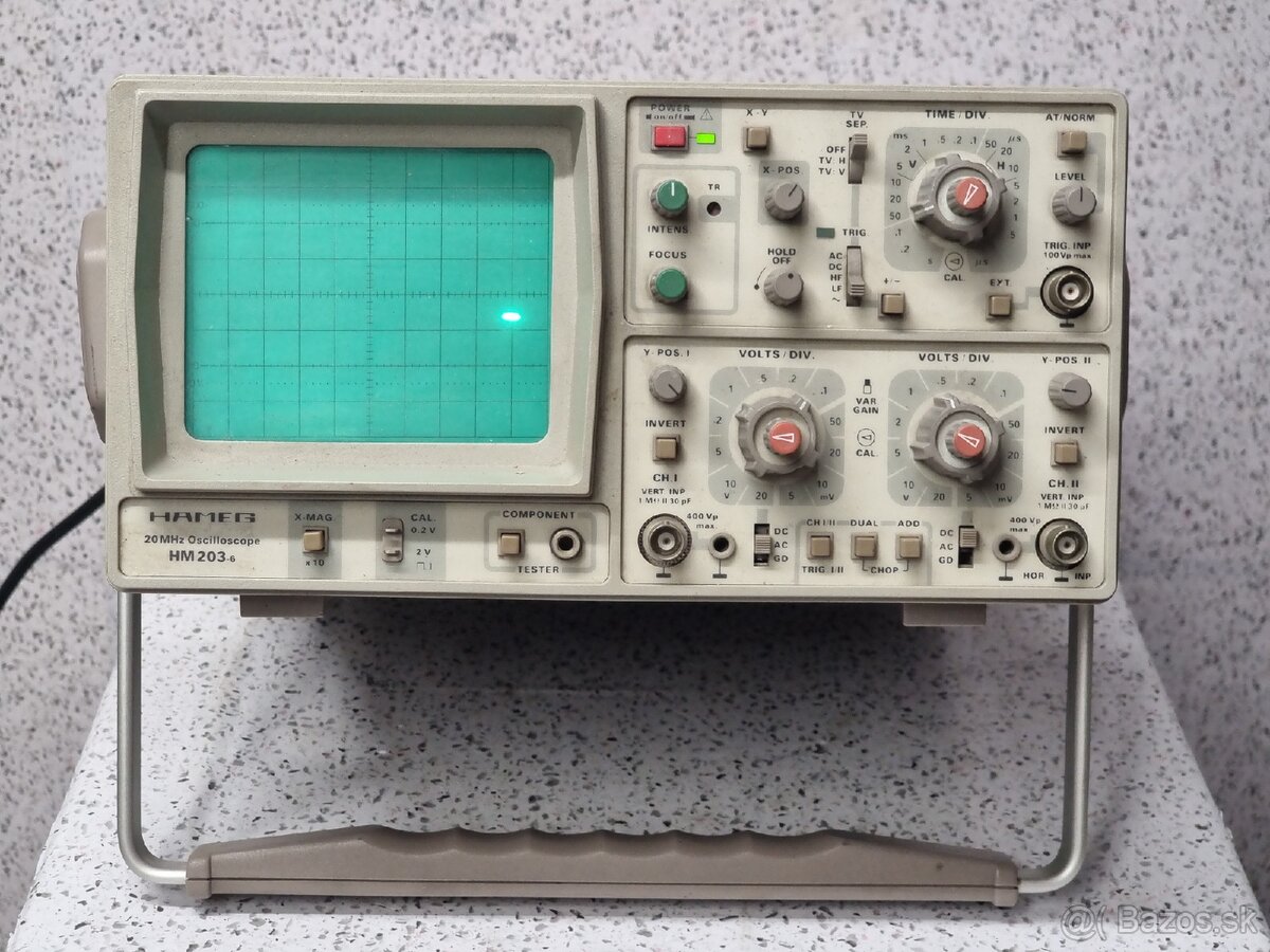 2x20Mhz - osciloskop HAMEG HM 205-3