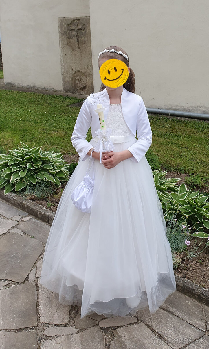 Šaty na prijímanie plus bolerko, kruh, taštička