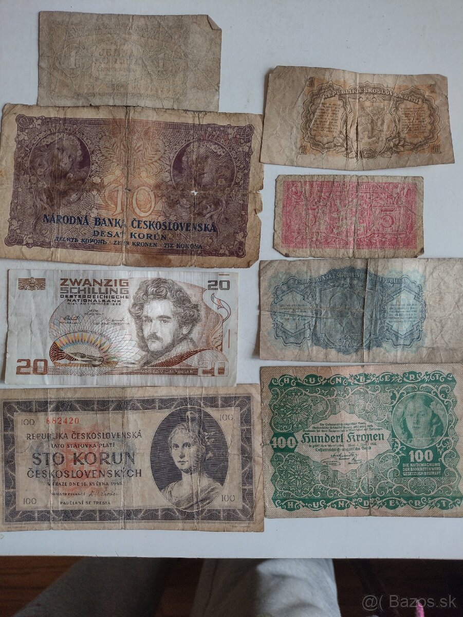 Staršie vyznamenania a bankovky