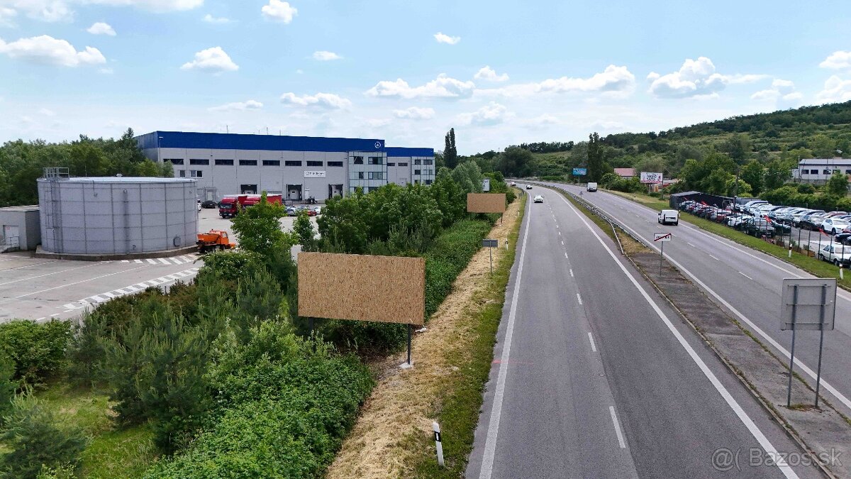 Billboard - Hlavná cesta medzi Svätým Jurom a Račou