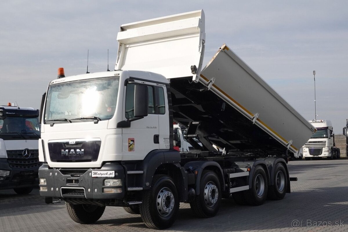 MAN TGS 35.400 - 8x4 – Sklápěč S2 + Bordmatik – EURO 5