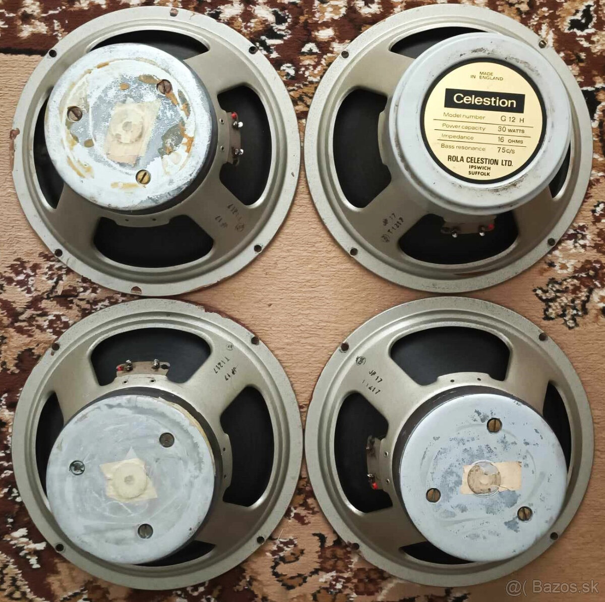 1973 Pulsonic Celestion Greyback / Greenback G12H-30