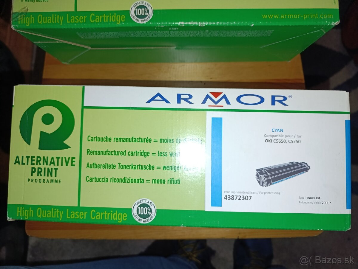 Predám tonery Armor a toner L181 black