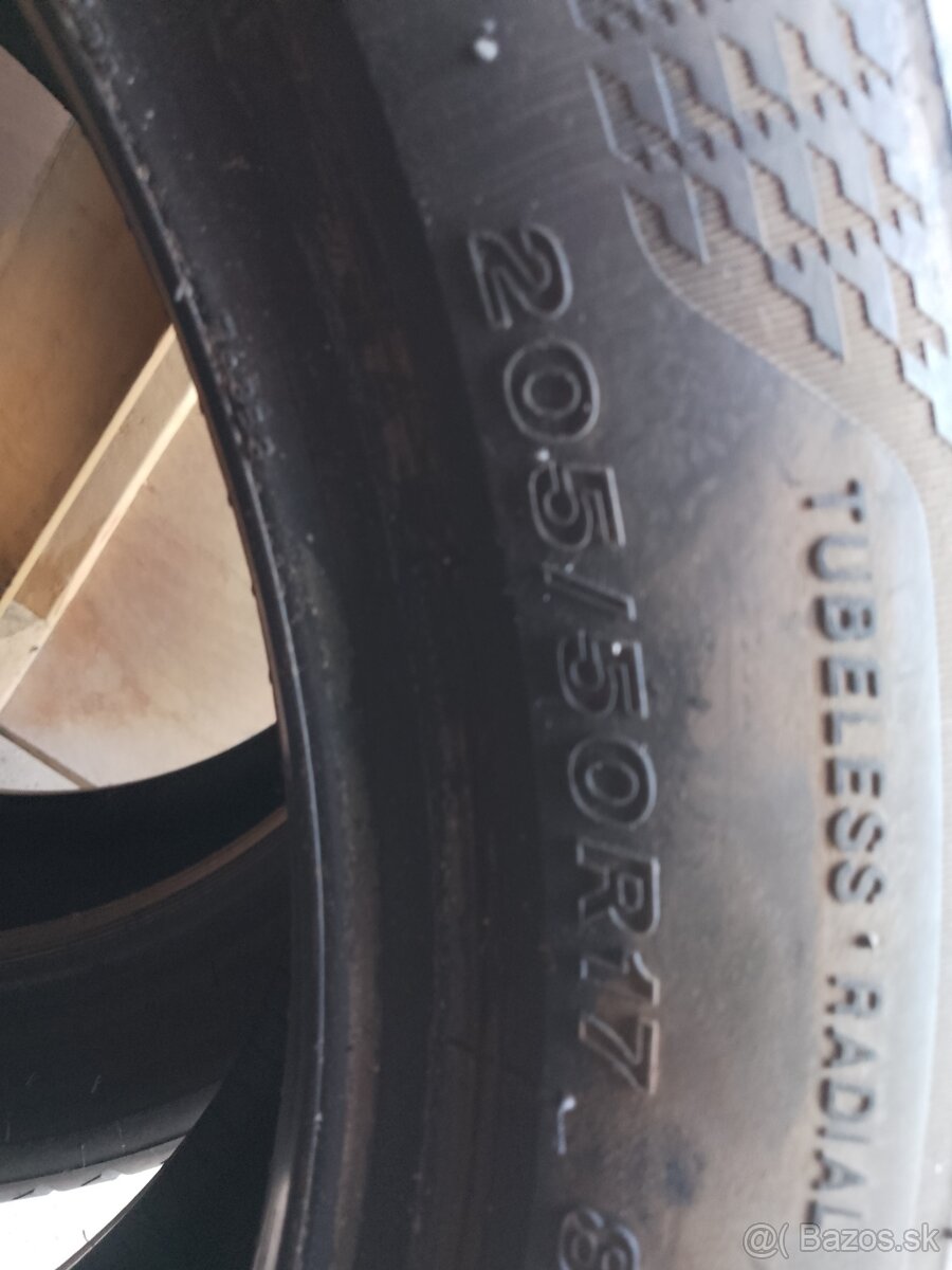 205/50r17 205/50 R17 Bridgestone 2 kus