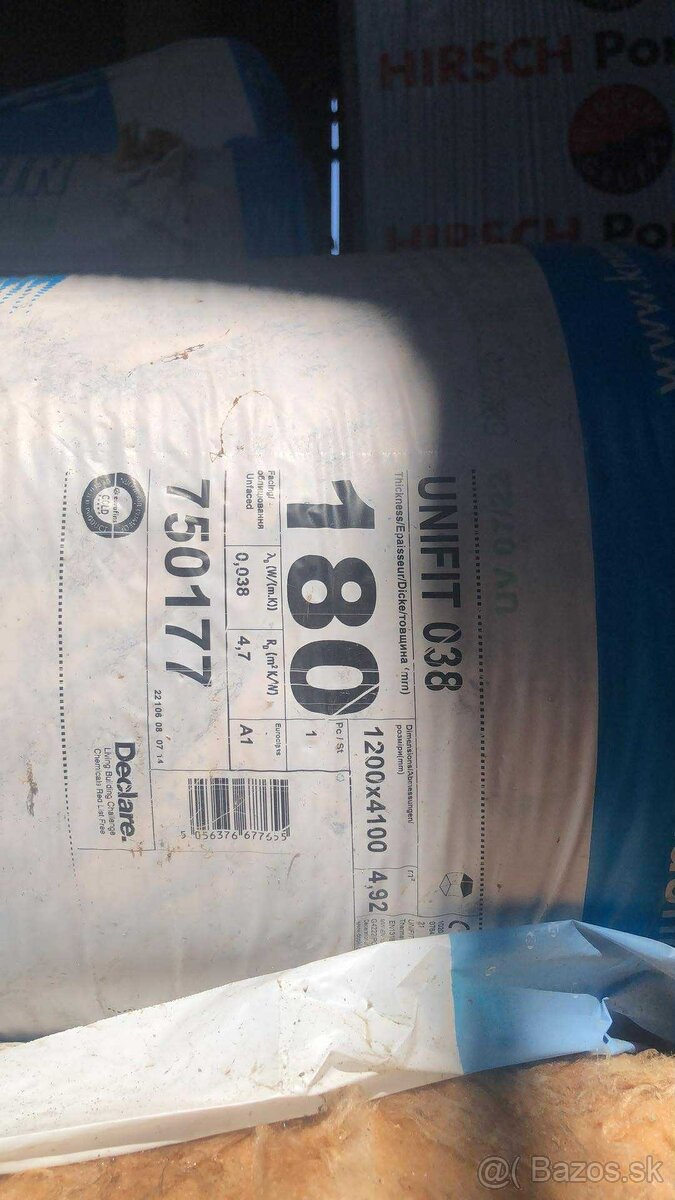 Tepelná izolácia Knauf unifit 038-180mm