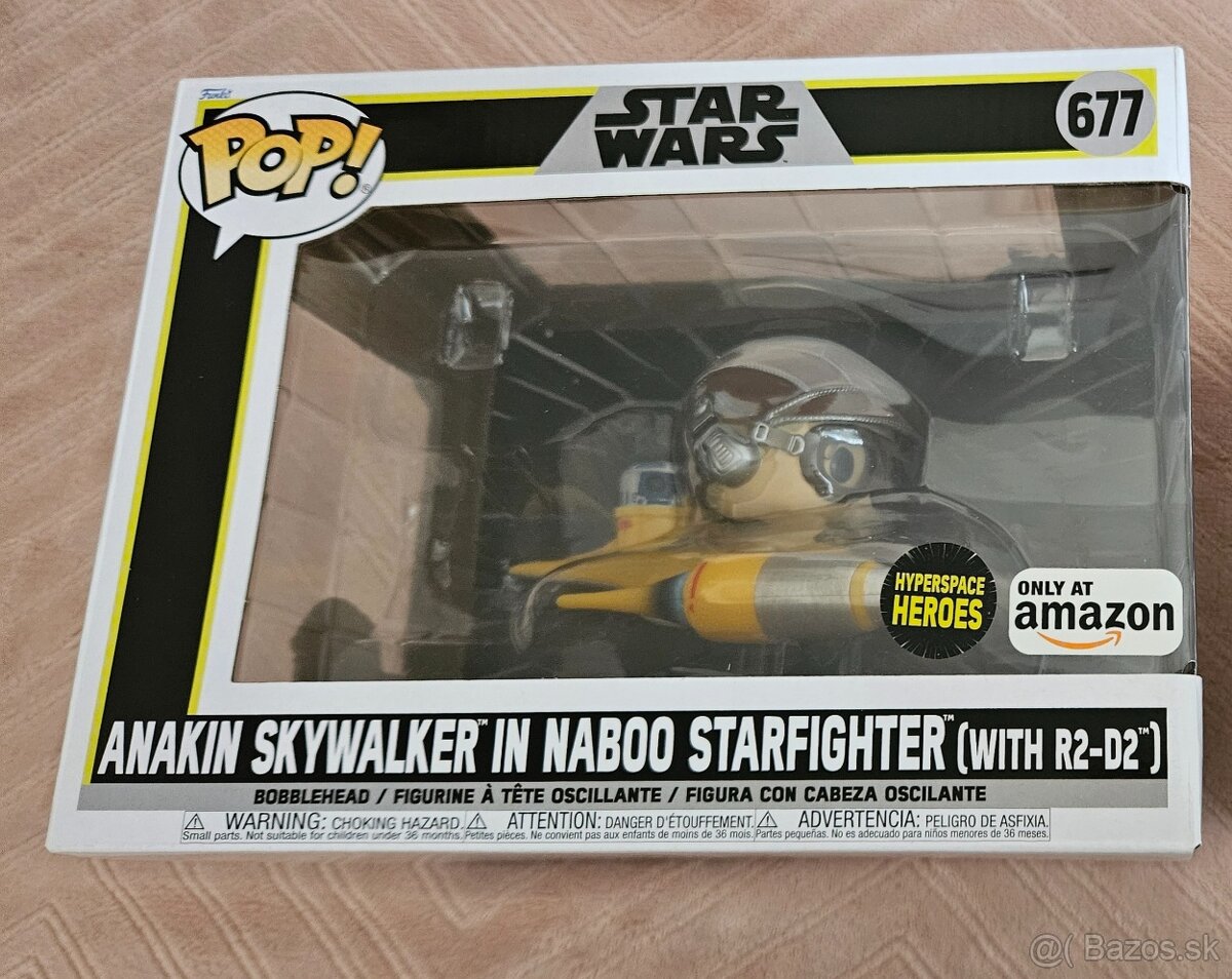 Funko Pop Star Wars Anakin Skywalker in Naboo Starfighter 67