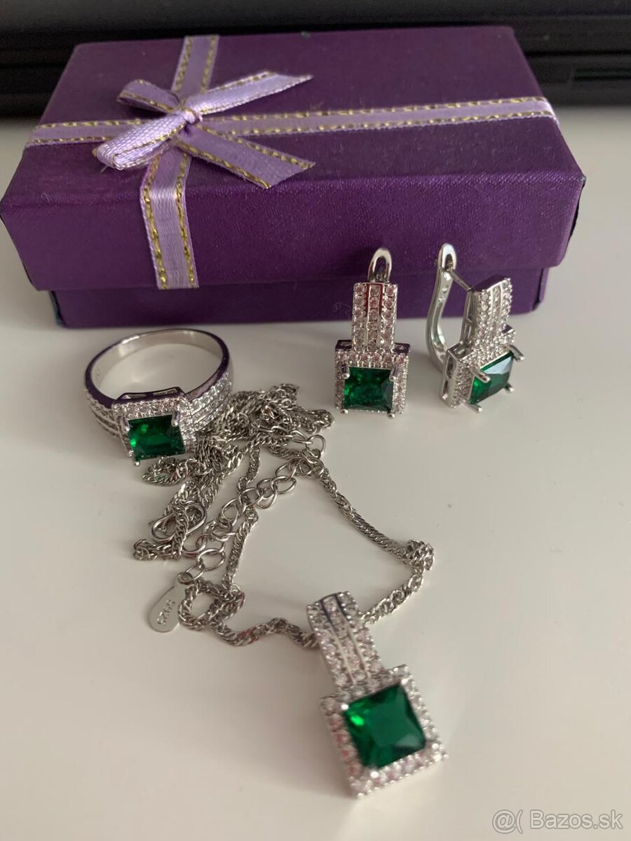 Strieborný set