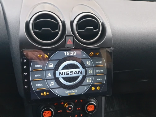 2 Din radio pre Nissan Qashqai 2006-13 Navigacia Wifi gps mo