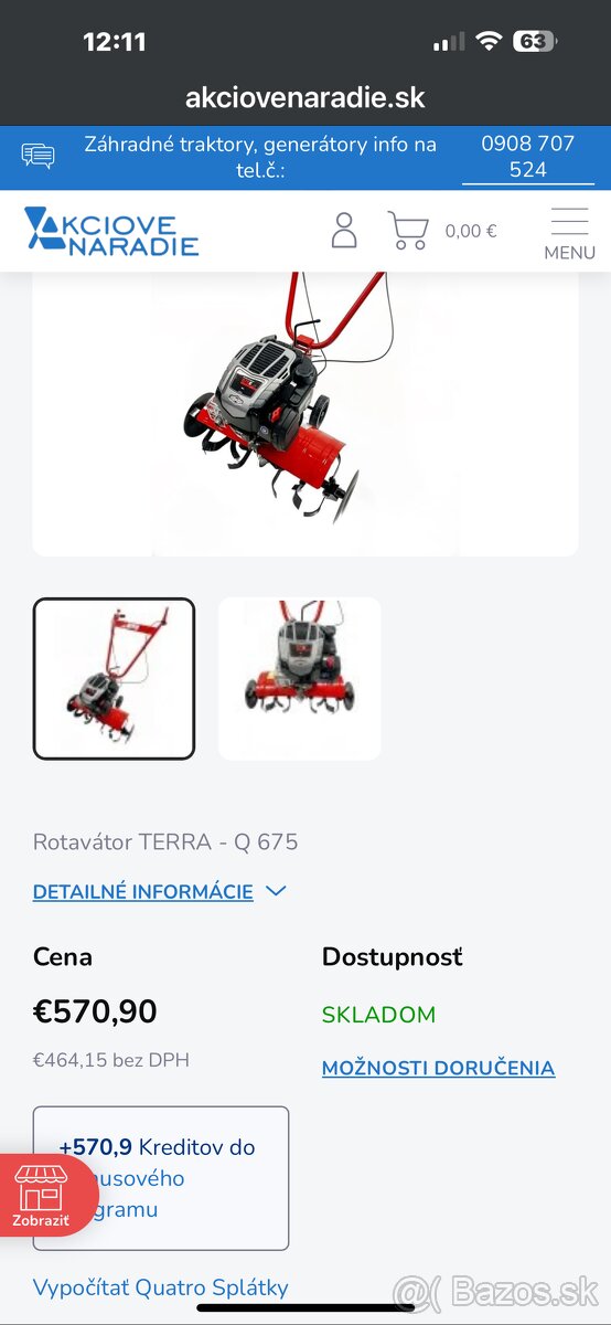 Nový rotavator
