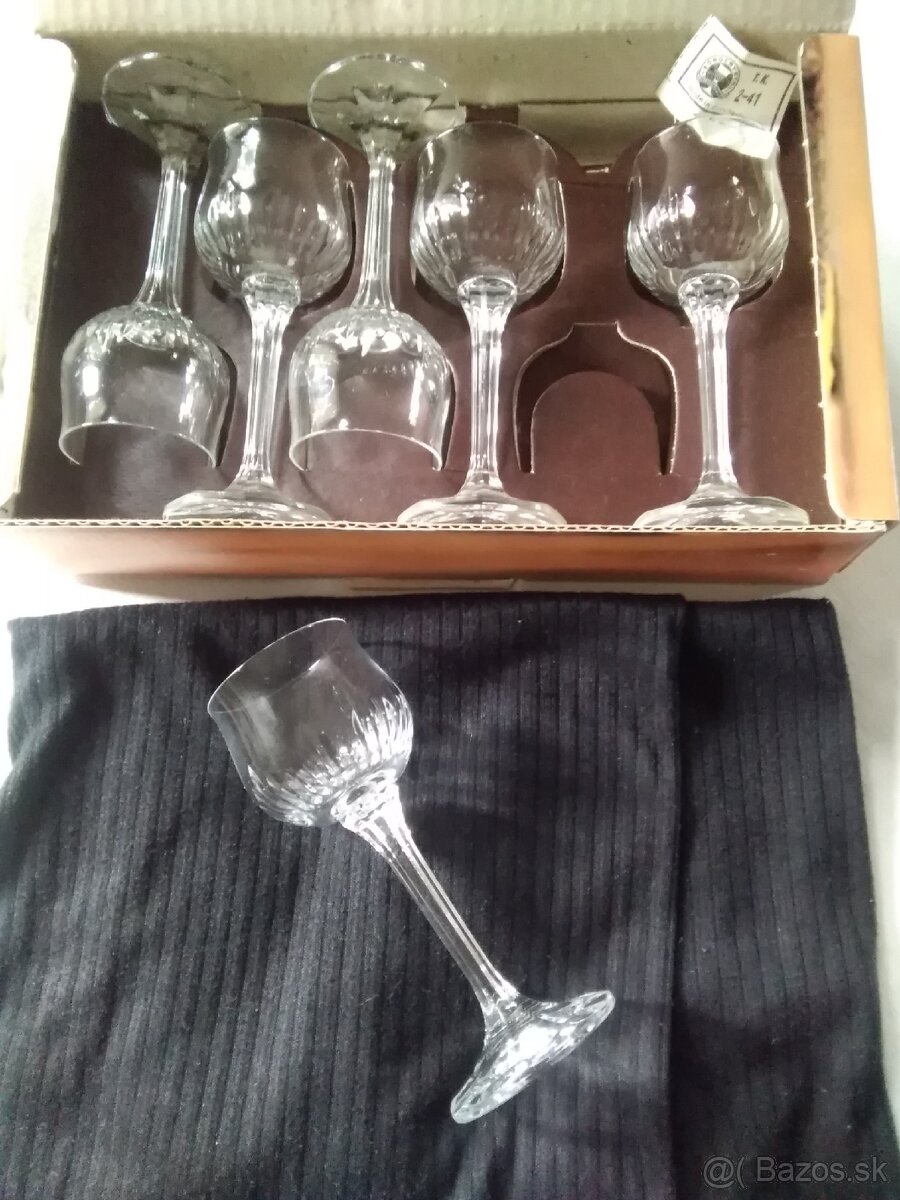 Predám krištálové poháre Diana - Borocrystal.