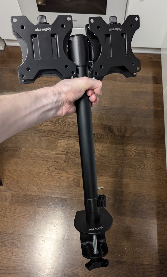 AlzaErgo ErgoArm D35B - drziak monitor + AlzaErgo VA210