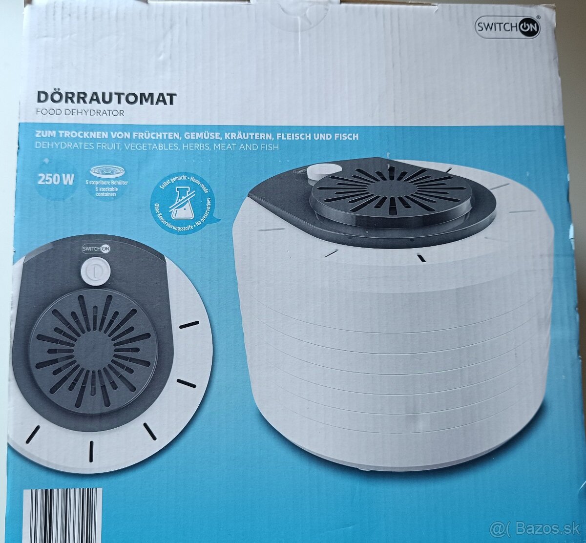 SwitchOn Sušička potravín SDAG 250 A1