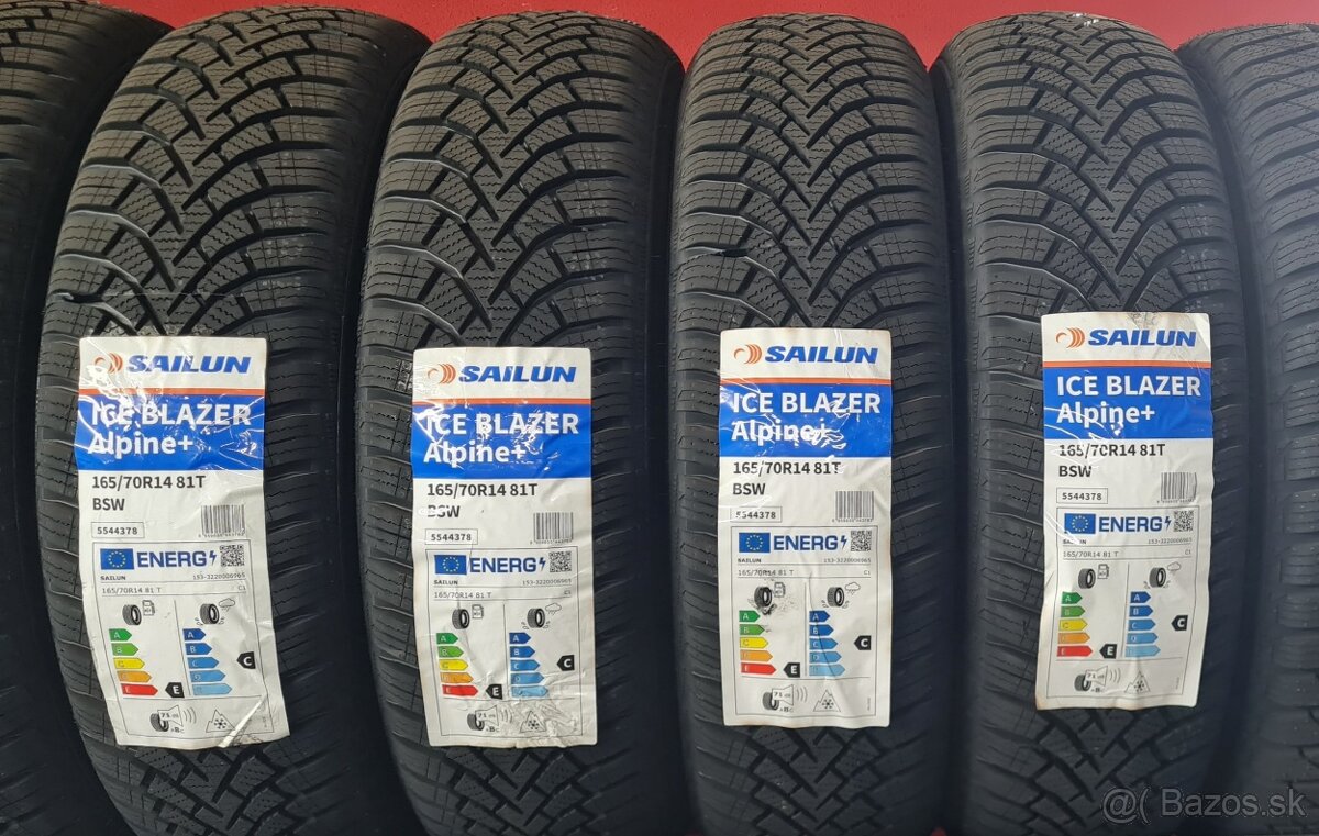 ZIMNÉ PNEUMATIKY SAILUN ICE BLAZER ALPINE 165/70 R14 81T