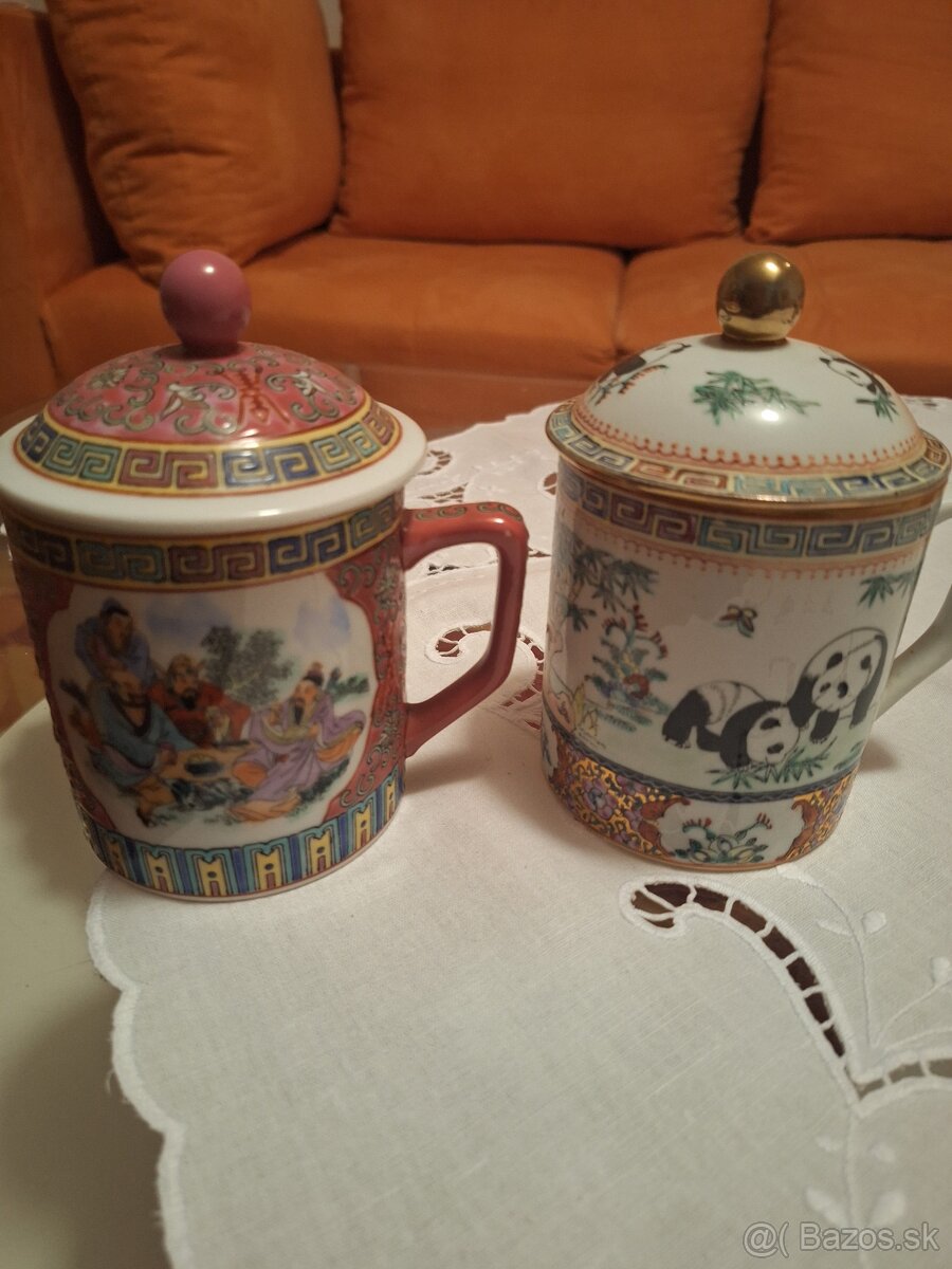 Šálky, čínsky porcelán