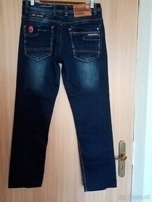 DŽÍNSY-NOVÉ-ZNAČKOVÉ: K&L JEANS DENIM - MADE KANADA-ZĽAVA -