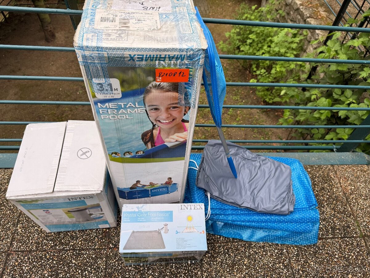 Bazén Intex + príslušenstvo