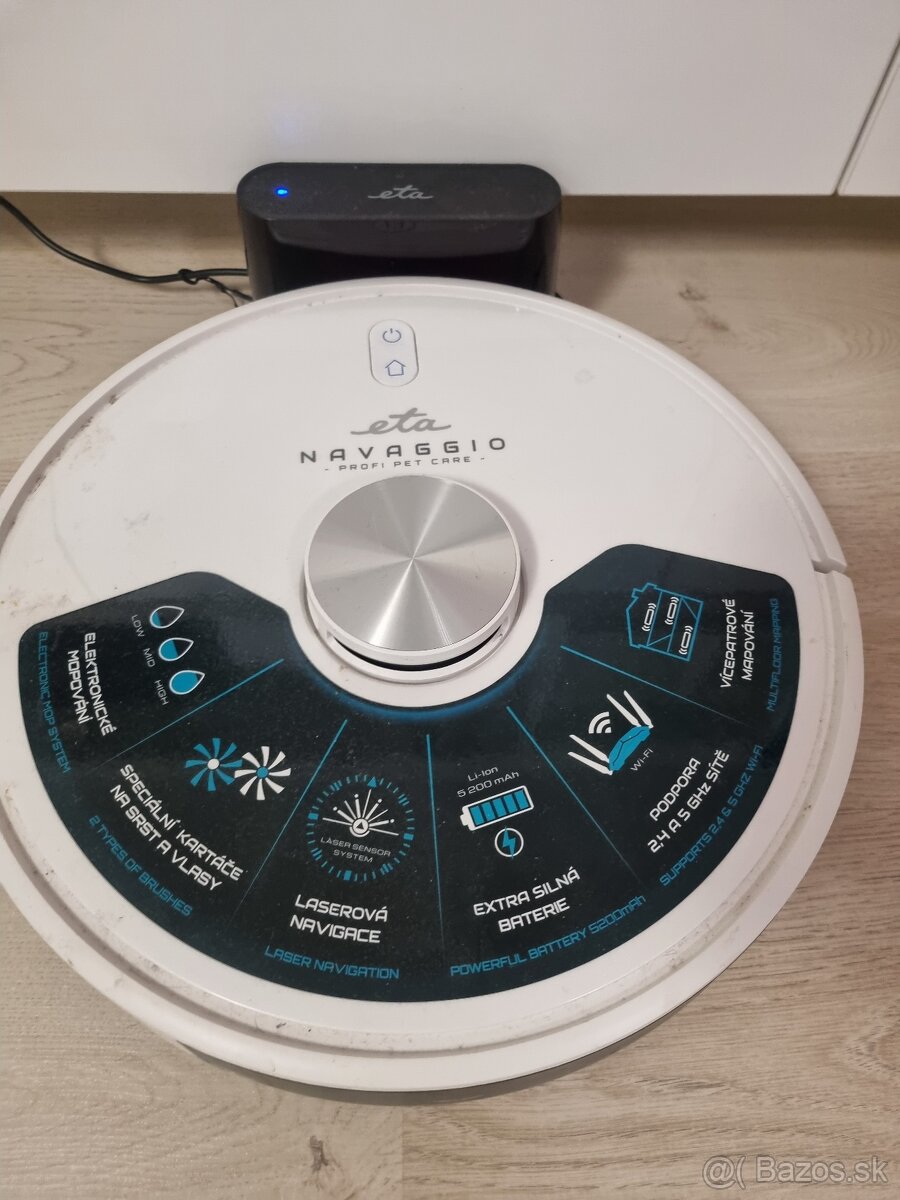 Robotický vysávač ETA navagio s mopovaním