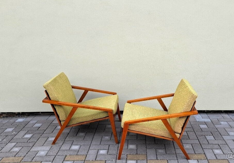 Retro designová kresla 2ks